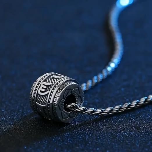 FAZOVIN Stainless Steel Tibetan Buddhist Mantra Om Mani